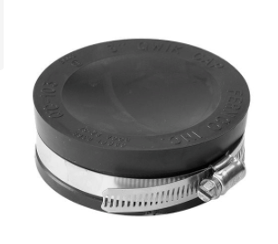 Fernco 2" Qwik Rubber PVC Flexible Cap