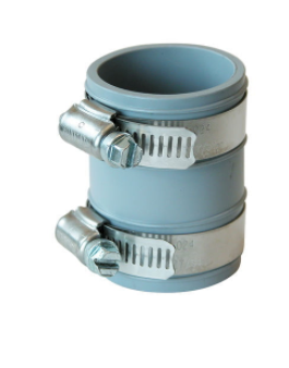 Fernco 1 1/2" x 1 1/4" Tubular Drain Pipe Connector