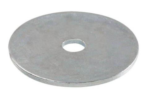 3/8" x 1 1/4" Fender Washer Plain, Zinc Plated