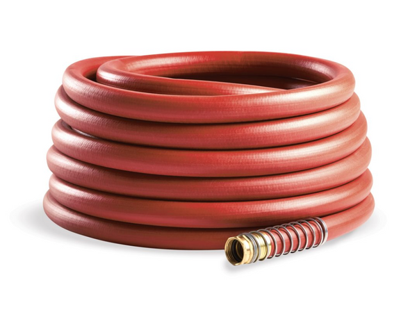 Pro Commercial Hose 3/4" x 50 feet, Red 400 PSI