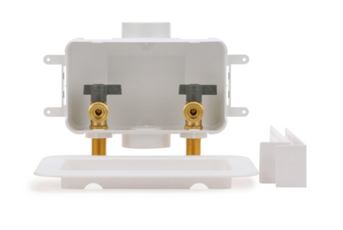 Washing Machine Box With 1/4" Turn Copper Valves