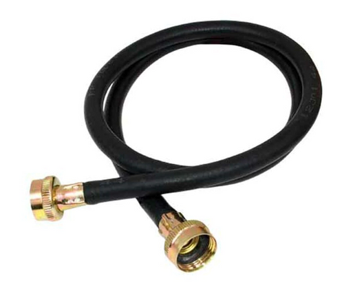 3/8" x 4" Rubber Washing Machine Fill Hose, 200 psi