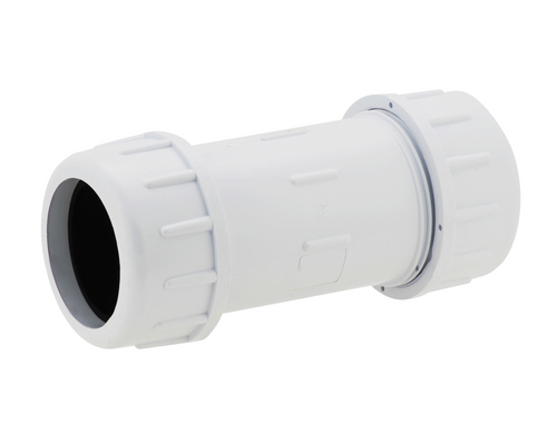 DRS 1/2" PVC Repair Coupling, O-Ring Seal