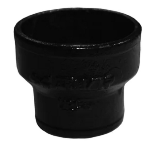 6" X 4" No Hub Cast Iron Short Reducer