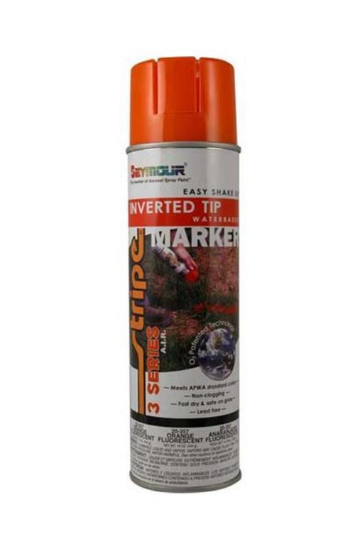 Fluorescent Spray Paint Inverted Can Orange