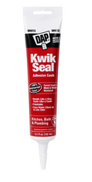 DAP Squeeze Tube 5.5 Oz White Kitchen and Bath Adhesive Caulk