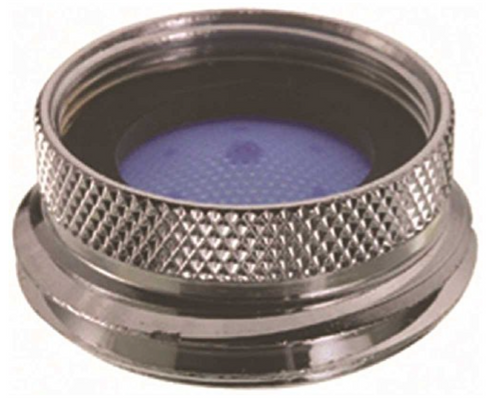 Faucet Adapter 346 3/4-11.5 Male Garden Hose Thread, Chrome Finish