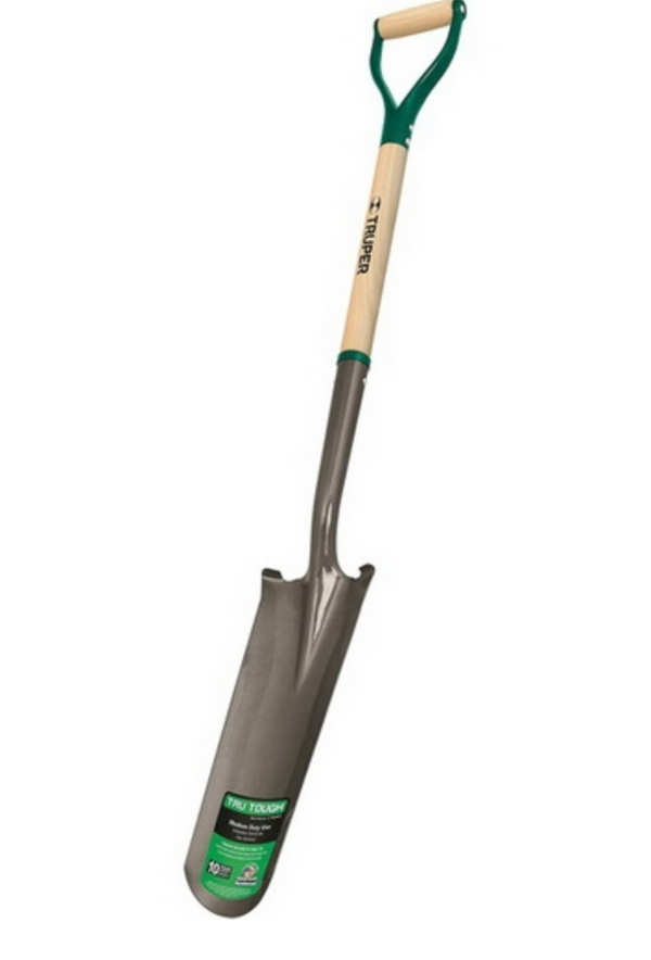Sharp Shooter Spade Shovel FIB, 14 Gauge Carbon Steel