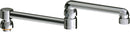 Chicago Faucets Double Jntd Swing Spout DJ13JKABRCF