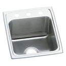 Elkay LRAD1522501 Lustertone Stainless Steel 15 x 22 x 5