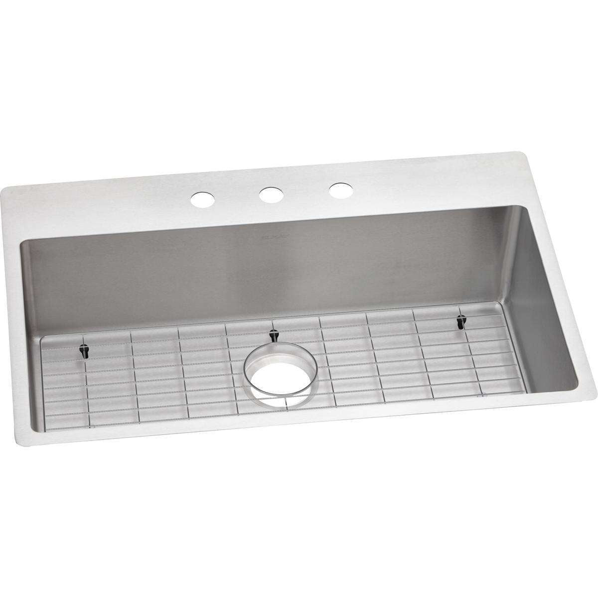 Elkay ECTSRS33229TBG3 Stainless Steel 33 x 22 x 9 Single