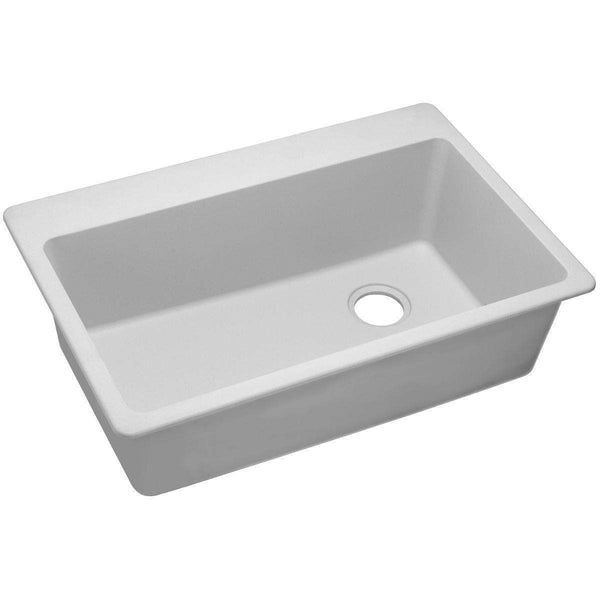 Elkay ELG13322WH0 Quartz Classic 33 x 22 x 9.5 Single