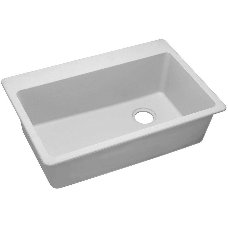 Elkay ELG13322WH0 Quartz Classic 33 x 22 x 9.5 Single