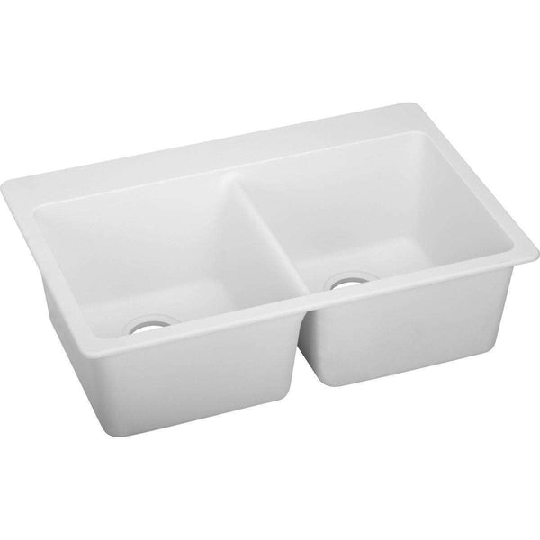 Elkay ELG3322WH0 Quartz Classic 33 x 22 x 9.5 Equal