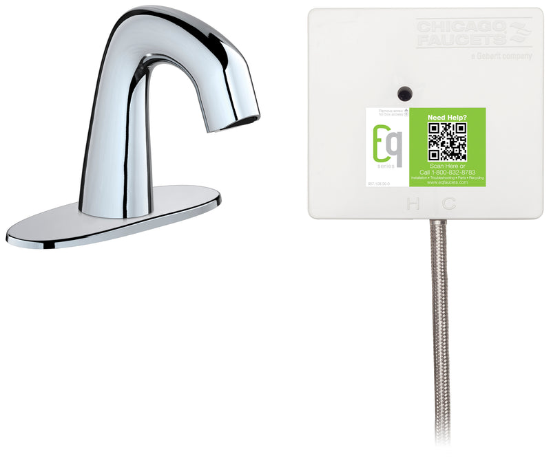 Chicago Faucets Lavatory Faucet EQ Series EQ-A12C-21ABCP