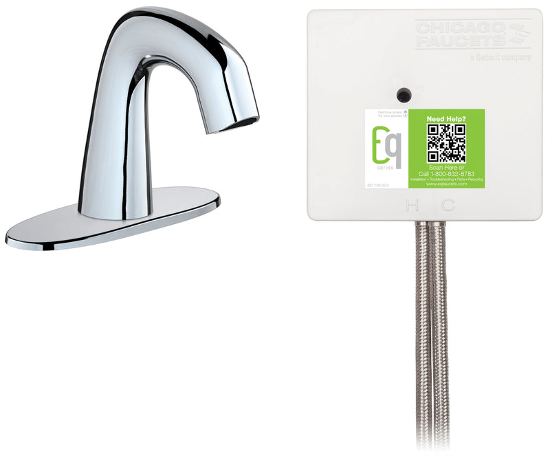 Chicago Faucets Lavatory Faucet EQ Series EQ-A12C-22ABCP