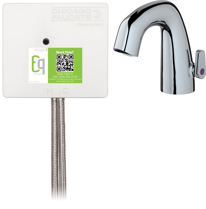 Chicago Faucets Lavatory Faucet EQ Series EQ-A21A-45ABCP
