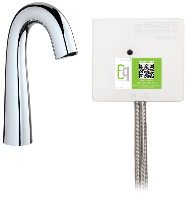 Chicago Faucets Touch-Free Faucet EQ-C11A-13ABCP