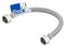1/2" IP x 1/2" IP x 16" Stainless Steel Flexible Connector