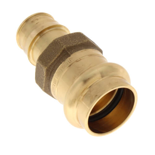Uponor ProPEX LF Brass Copper Press Adapter, 3/4" PEX x 3/4" Copper