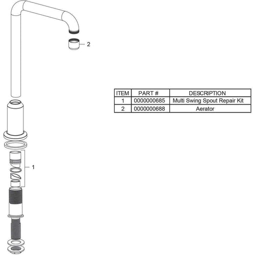 Elkay LK394A 10-3/4" Spout | City Supply