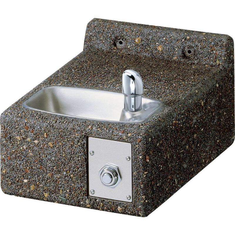 Elkay LK4593 Outdoor Stone Fountain Wall Mount Non-Filtered