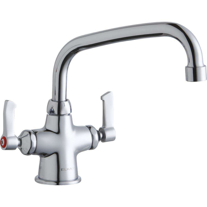 Elkay LK500AT08L2 1 Hole Concealed Deck Faucets 8" Arc Tube