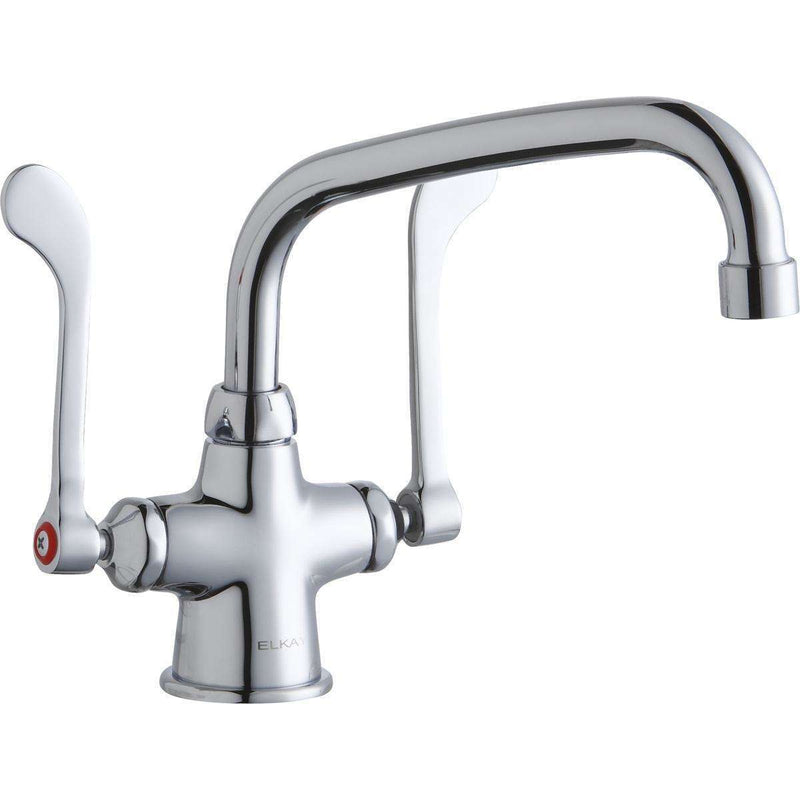 Elkay LK500AT08T6 1 Hole Faucets 8" Arc Tube Spout 6"