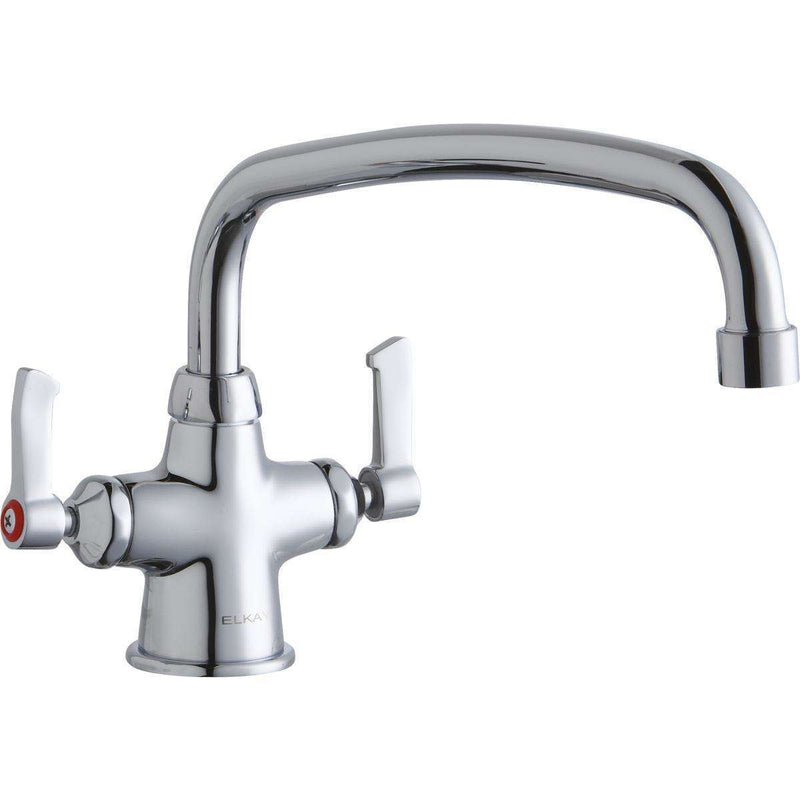 Elkay LK500AT14L2 1 Hole Concealed Deck Faucets 14" Arc Tube