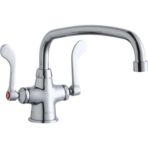 Elkay LK500AT14T4 1 Hole Faucets 14" Arc Tube Spout 4"