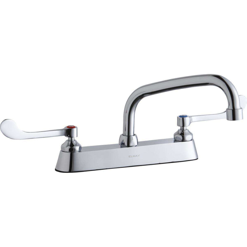 Elkay LK810AT08T6 8" Centers Faucets 8" Arc Tube Spout 6"