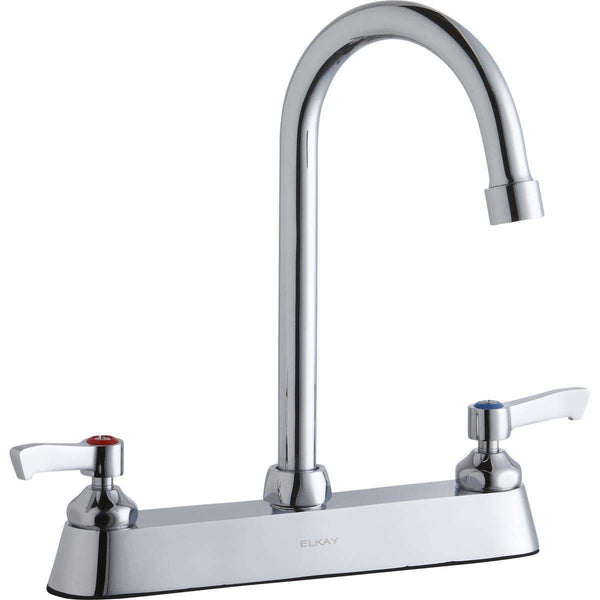 Elkay LK810GN05L2 8" Centers Exposed Deck Faucets 5"