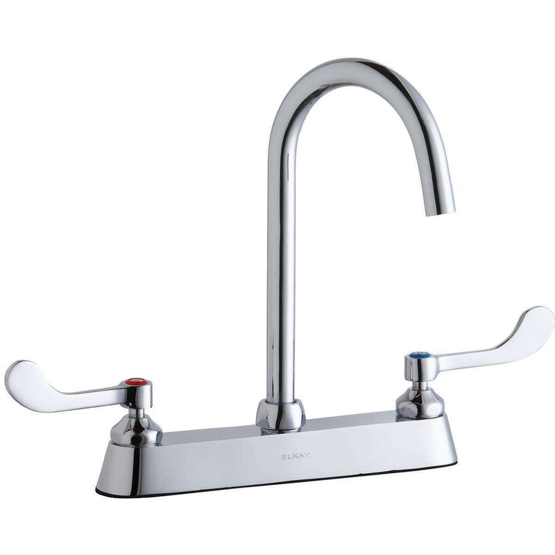 Elkay LK810LGN05T4 8" Centers Laminar Flow Faucets 5"