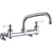 Elkay LK940AT08L2H 8" Centers Wall Faucets 8" Arc Tube Spout