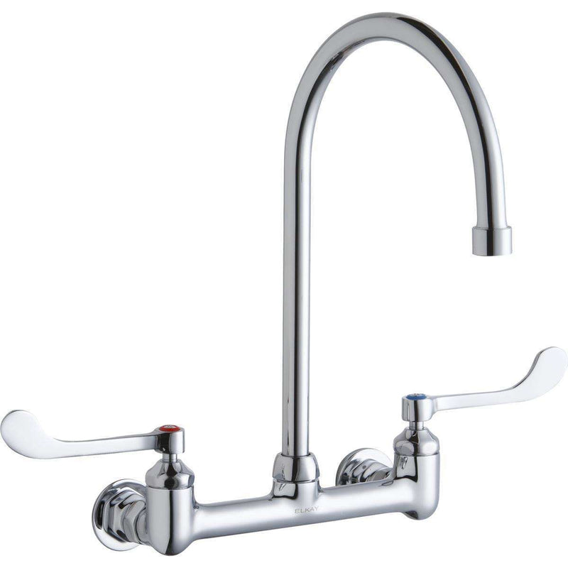 Elkay LK940GN08T6H Scrub/Handwash 8" Centers Wall Faucets 8"