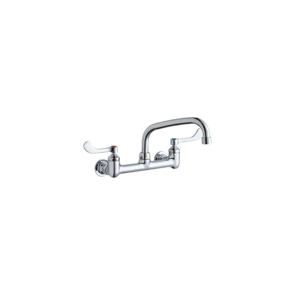 Elkay LK940TS08T4H 8" Centers Wall Faucets 8" Tube Spout 4"