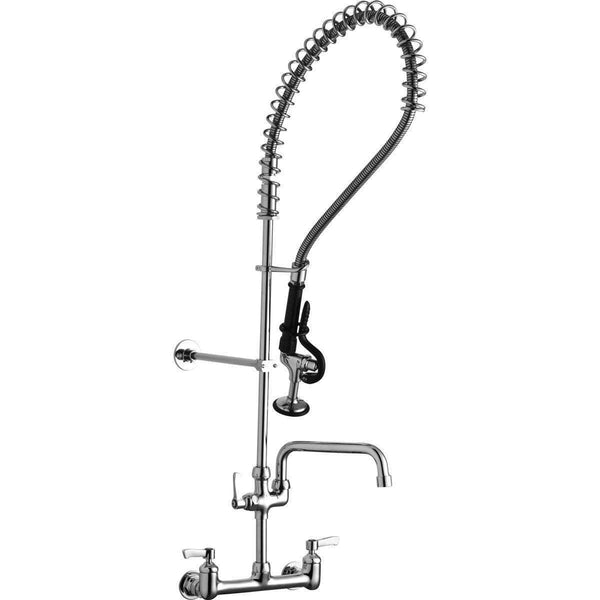 Elkay LK943AF10LC 8" Centers Wall Faucets Flexible Hose
