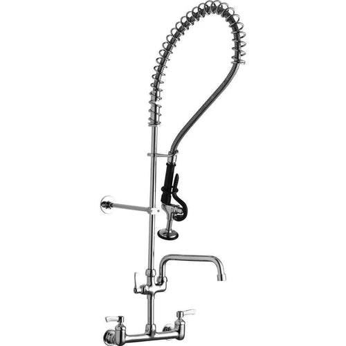 Elkay LK943AF12LC 8" Centers Wall Faucets Flexible Hose