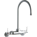 Elkay LK945GN08L2T 3-8" Centers Wall Faucets 8" Gooseneck