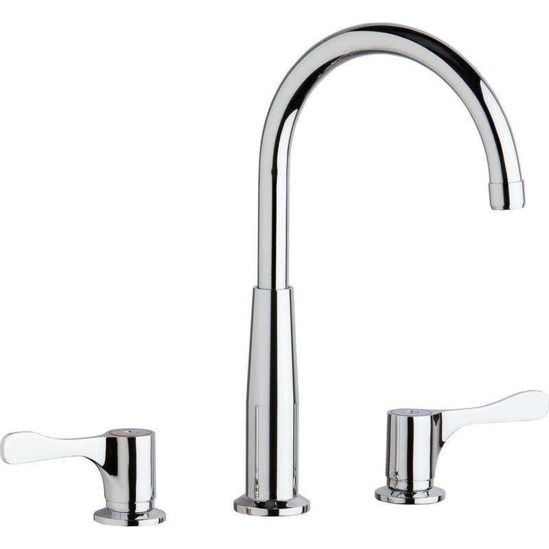 Elkay LKD232SBH5C 8" Centers Mount Faucets Gooseneck Spout