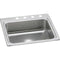 Elkay LR25225 Lustertone Stainless Steel 25 x 22 x 8.1