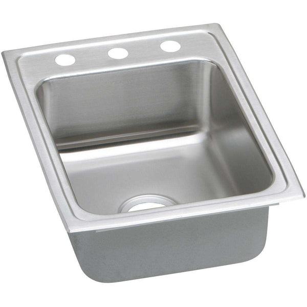 Elkay LRADQ1722650 Lustertone Stainless Steel 17 x 22 x 6.5