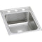 Elkay LRAD1722601 Lustertone Stainless Steel 17 x 22 x 6