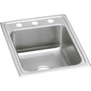 Elkay LRAD1722501 Lustertone Stainless Steel 17 x 22 x 5