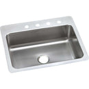 Elkay LSR27222 Lustertone Stainless Steel 27 x 22 x 8