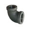 1 1/4" x 1 Black Mall Elbow