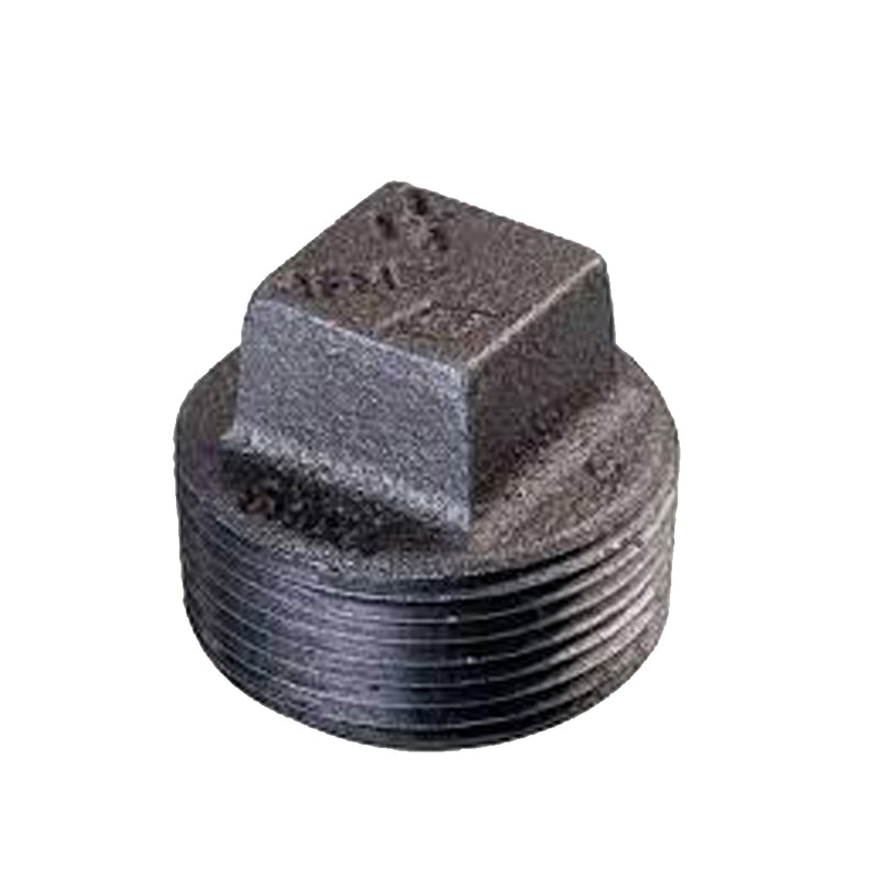 1 Black Square Head Plug