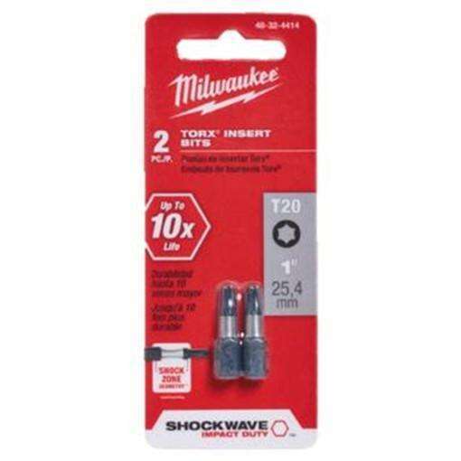 Milwaukee 48-32-4414 T20 1 Insert Bit 2PK