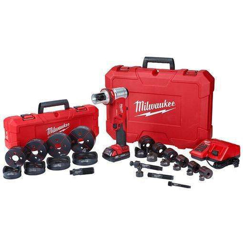 Milwaukee M18 FORCELOGIC 6T Knockout Tool 1/2" - 4" Kit