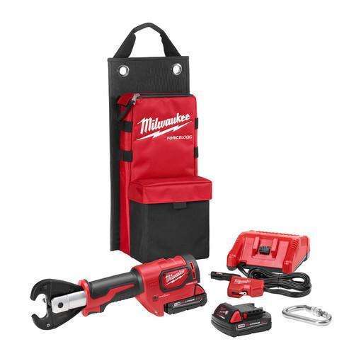 Milwaukee M18 Force Logic 6T Utility Crimper Kit, Snub Nose